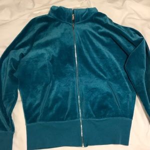 Juicy Couture velour zip up hoodie